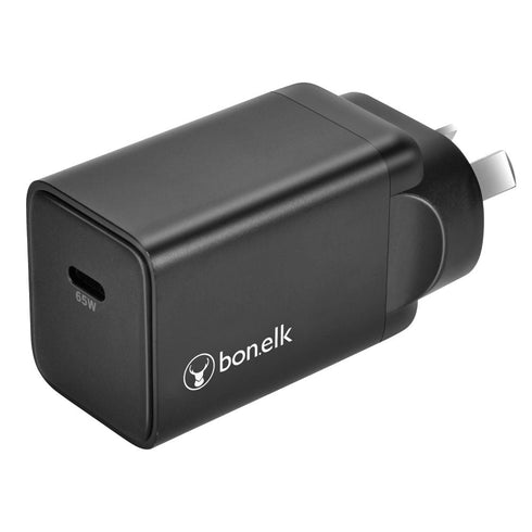 Bonelk 65W PD GaN Wall Charger -  Black - Digital3d.com.au